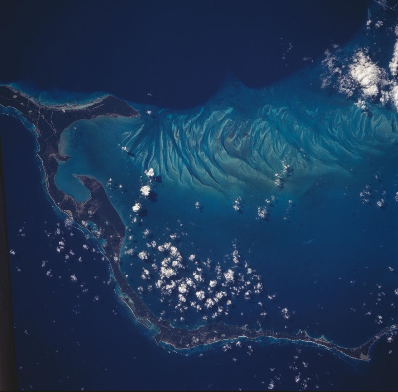 Eleuthera Island, Bahamas seen from STS-66