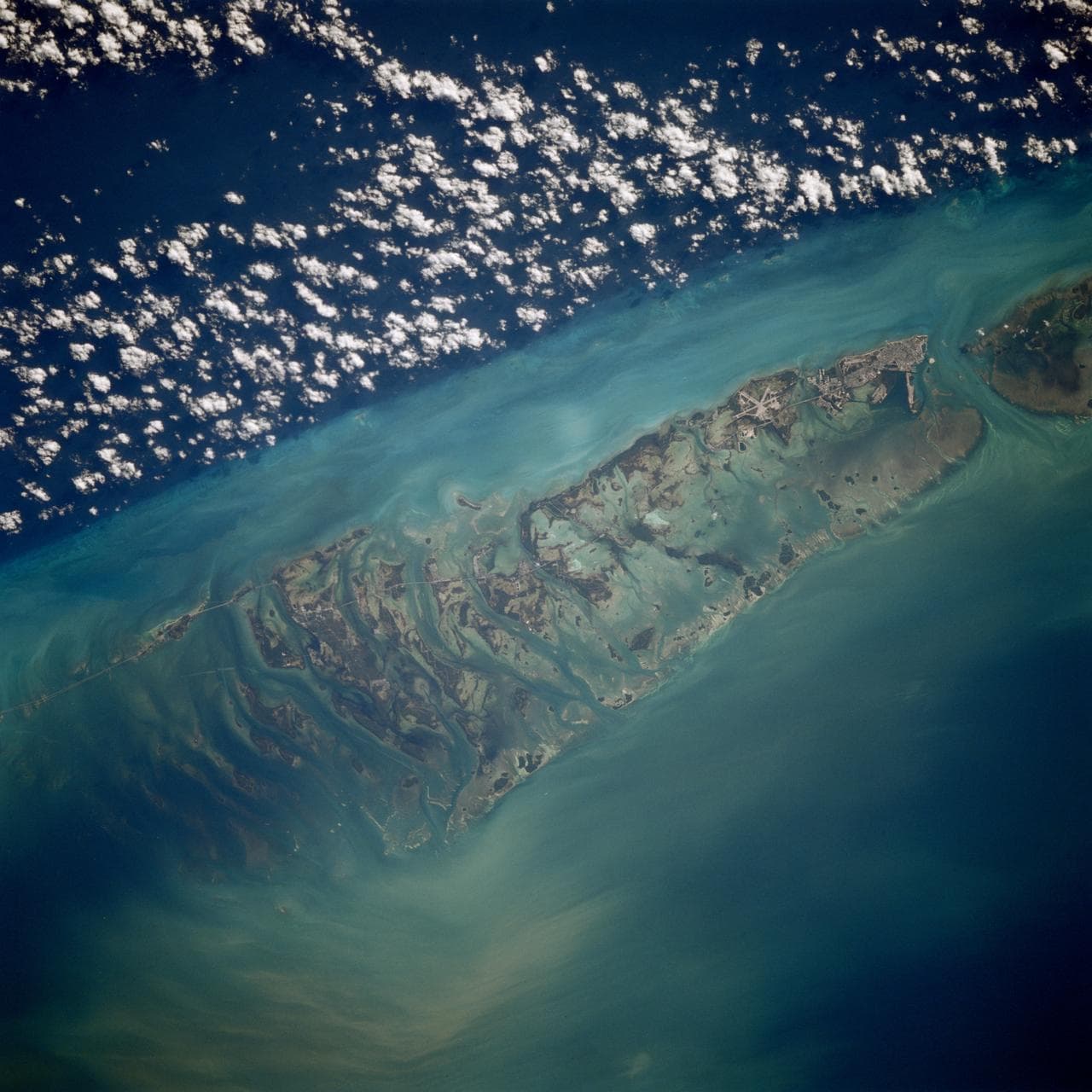 Earth observations taken from Space Shuttle Columbia during STS-80 mission