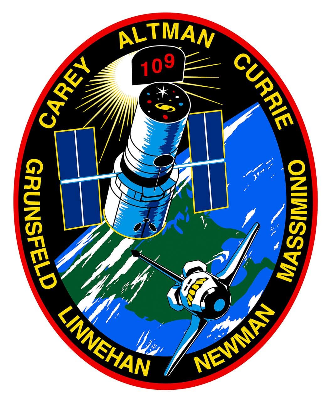 STS-109 insignia